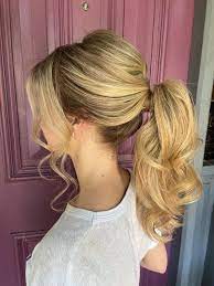 Ponytail Mobile Hair Stylist Romantic Hairstyles Bridesmaid Hair