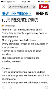 New Life Worship Here In Your Presence Life Worship Meant To Be