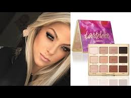 Makeup Tutorial using Tartelette in Bloom palette !