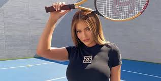 Wilson clash 100 pro (formerly tour) racquet. Kylie Jenner Plays Tennis With A Chanel Racket