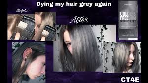 Dying My Hair Graphite Grey Colour Freedom Ct4e