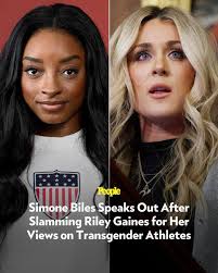Simone Biles is speaking out again after she slammed Riley Gaines for her  views