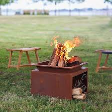 Square Bowl Fire Pit In 2020 Fire Pit Bowl Outdoor Fire Pit Designs Fire Pit