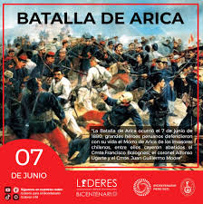 La batalla de arica, un ejemplo de patriotismo y heroísmo foto la batalla de arica dada el 7 de junio de 1880 fue uno de los enfrentamientos más importantes entre las tropas peruanas y chilenas. Lideres Para El Bicentenario Aniversario De La Batalla De Arica El 7 De Junio De 1880 Grandes Heroes Peruanos Defendieron Con Su Vida El Morro De Arica De Los Invasores Chilenos