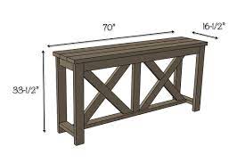 Dimension sets are stored in the dimension set entry table as dimension set entries with the building search tree table 481 dimension set tree node is used when microsoft dynamics nav. Diy X Brace Console Table Free Plans Rogue Engineer