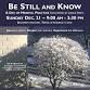 Be Still and Know: A Day of Mindful Practice —..... event in Greenfield, MA