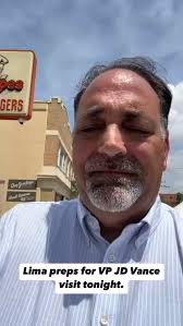 Lima preps for VP JD Vance visit tonight. #limaohio #ohionews