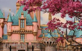Fairytale Castle Spring Wallpaper Beauty And The Beast Wallpaper Desktop Wallpapers Backgrounds