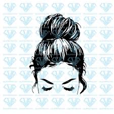 Messy Bun Svg Files For Silhouette Files For Cricut Svg Dxf Eps Png Instant Download In 2020 With Images Svg Cricut Проект, кей, project, аниме, онлайн, anime, online. pinterest