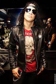 Picture Of Slash Slash Leather Jacket Tommy Lee