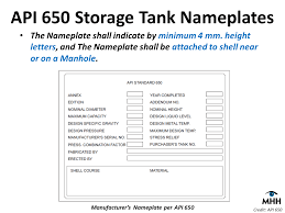 Api 650 nameplate previews and chapters. Nameplate Api 650 2020 What Kind Of Steel Materials For Making Api 650 Tanks To Be Can Tanks That Are Designed To Exceed 1 In Normalrubywasi