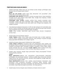 Berikut dibawah ini penjelassannya konsep biaya. Pertanyaan Diskusi Bab 8 Akmen