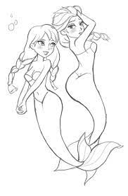 Free printable disney elsa and anna coloring pages for toddlers, in the ancient kingdom live two. I Doodled Elsa And Anna As Mermaids Frozen In 2021 Mermaid Coloring Pages Anna Coloring Pages Elsa Coloring Pages
