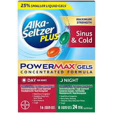 We did not find results for: Alka Seltzer Plus Powermax Sinus Cold Day Night Liquid Gel Capsules Acetaminophen 24ct Target