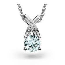 Sterling Silver Aquamarine Pendant Necklace Gemify Perfect Clarity Pendant Necklace Fabulous Jewelry Delicate Jewelry Amazing Jewelry
