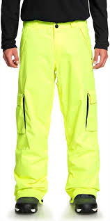 Dc Banshee Ski Snowboard Pants M Safety Yellow