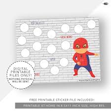 Reward Chart Chore Chart Printable Chart Boys Potty Training Potty Chart Spiderman Reading Chart Reading Log Incentive Chart