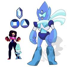 Garnet And Larimar Spotted Blue Agate In 2020 Steven Universe Gem Steven Universe Diamond Steven Universe Fan Fusions