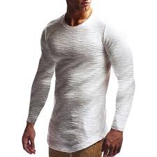 Camiseta Manga Longa Com Capuz Masculina Camiseta Manga Longa Slim Long Size Mensfield Moda Modamasculina Modainverno Roupas Camiseta Manga Longa Camiseta Masculina Estilos Casuais Masculinos