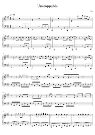 It was released as the album's final promotional single on 21 january 2016. Unstoppable Easy Sia Sheet Music For Piano Solo Musescore Com