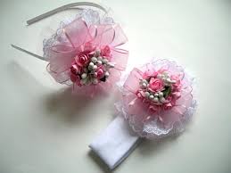 Pembe Anne Bebek Tac Sacbandi Seti Bebek Taclari Bebek Saclari Bebek