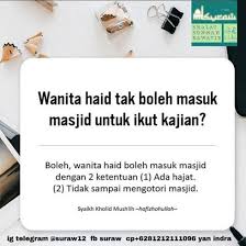 Haid atau menstruasi adalah proses keluarnya darah dari bagaimana hukum haid dalam islam ? Suraw Renungan Pagi Suraw Selasa 26 Februari Facebook