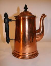 vintage copper coffee pot cafeteiras chaleira bule