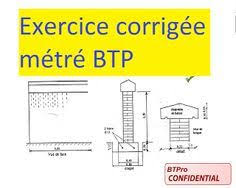 Exercice Corrige Metre Pour Batiment Pdf Genie Civil Cours Genie Civil Exercice