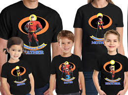Family Personalised Birthday Boy Birthday T Shirt Designs The Incredibles Birthday Shirt Custom Name Age Personalized Etsy Incredibles Birthday Party Birthday Party Shirt Birthday Shirts