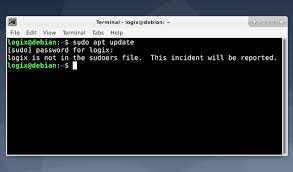 Fix Username Is Not In The Sudoers File This Incident Will Be Reported On Debian Linux Uprising Blog
