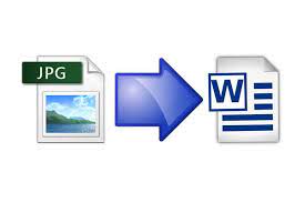 Convert Jpeg To Word Using Ocr Conversion Software Words Jpg To Word Converter