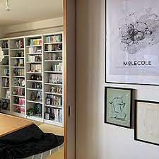 wallstuff リソグラフィー 壁一面本棚 無印良品 こたつ などのインテリア実例 2020 04 15 15 02 18 roomclip ルームクリップ インテリア インテリア 実例 無印良品 本棚