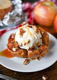 Bloomin Grilled Apples Recipe Butter Your Biscuit Recipe Apple Recipes Blooming Apple Recipe Grilled Desserts