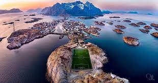 Ruebsal > bird's eye > henningsvær soccer field, nordland, norway. Facebook