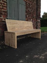 Bank Aus Recyceltemaltem Bauholzgerustbaubretter Etsy Bauen Mit Holz Holzbank Garten Bauholz Mobel