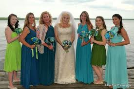 Jade Is Third From Right Turquoise On The End Bridesmaid Dresses Azazie Bridesmaid Dresses Dresses