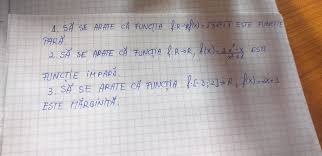 Functie putere de gradul a. Cine MÄƒ Poate Ajuta È™i Pe Mine La 3 ExerciÈ›ii Cu Functii Functie ParÄƒ ImparÄƒ È™i MÄƒrginire VÄƒ Rog Brainly Ro