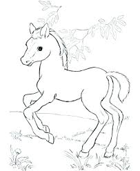 In drawing a horse it helps to draw. Coloring Pages Coloring Pages Horses Baby With Horse Coloring Home
