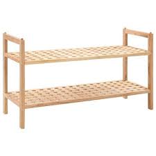 Shoe Rack For 6 Pairs Of Gracie Oaks Shoes Gracie Oaks Pairs Rack Shoe Shoes In 2020 Wood Shoe Rack Walnut Wood Stackable Shoe Rack