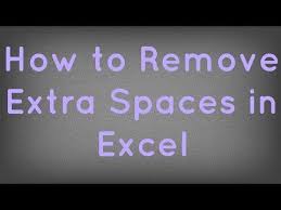 You will learn how to delete leading and trailing as shown in the following screenshot, the excel trim formula successfully eliminated all spaces before and after the text as well as consecutive. Pin On Exel