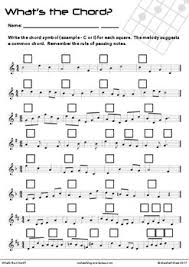 Keyboard Chords Worksheets Teaching Resources Tpt