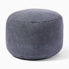 There are 2 west elm pouf for sale on etsy, and they cost $405.50 on average. Cotton Canvas Round Pouf