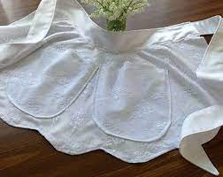 Dollar Dance Apron With Fertility Babies Bridal Half Apron Half Apron With Pockets For Wedding Reception Money Dance Apron Money Dance Bridal Apron Money Dance Wedding