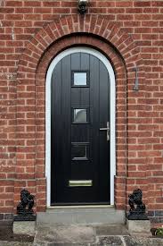 If you like the look of the range, click on the link and have a look at some of the colour variations of that style. Bespoke Arched Composite Door In Black With White Frame In Mansfield Nottinghamshire Composite Front Door Composite Door Garage Door Styles