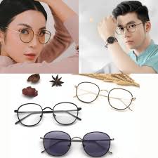 Jual Kacamata Bulat Pria Dan Wanita Lensa Photocromic -Elena Frame