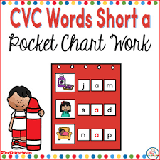 Cvc Word Work Short A Pocket Chart Activities