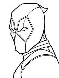 Deadpool Coloring Pages Coloringrocks Deadpool Drawing Marvel Drawings Cartoon Drawings