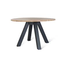 Includes oval cocktail table and 2 round end tables. Garden Trading Clockhouse Dining Table Oak Beech Black By Design
