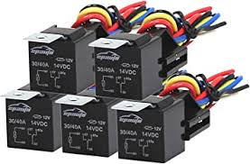 Noticed that some of the late 80's to early 90's general motors cars used the skirted hella 25530731 relays. Amazon Com 5 Pack Epauto 30 40 Amp Relay Harness Spdt 12v 5 Pin Spdt Bosch Style Automotive