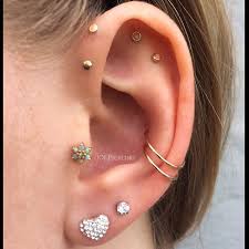 101 Piercing On Instagram Healed Conch Piercings By 101bradlee 14k Rose Gold Jewelry From Bvla On The Lo Ear Piercings Types Of Ear Piercings Eye Jewelry